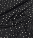 polkadots midi zwart - viscose twill met een beetje rek