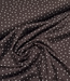 polkadots MINI donkerbruin - viscose twill met een beetje rek
