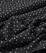 polkadots MINI zwart - viscose twill met een beetje rek