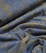 Heavyweight denim chenille jacquard blue and beige - 14oz - 175 cm wide