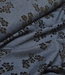heavy weight denim chenille jacquard BLUE & black - 14oz - 175 cm wide