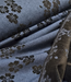 heavy weight denim chenille jacquard BLUE & black - 14oz - 175 cm wide