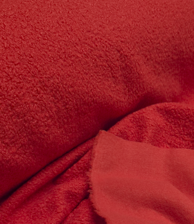 rood - bouclé teddy fleece