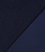 marineblauw - teddy boucle double face met fleece