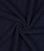 marineblauw - teddy boucle double face met fleece