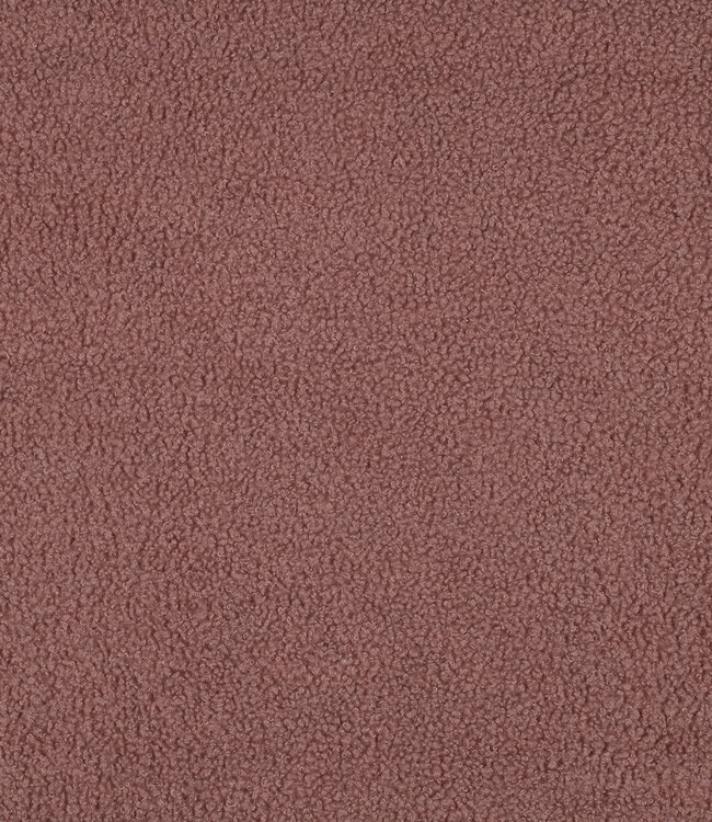 blush - teddy boucle double face met fleece