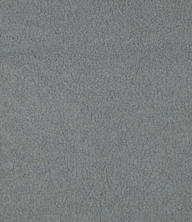 vergrijsd blauw - teddy boucle double face met fleece