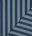 yarn dyed katoen - strepen - blauw en mint