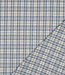 yarn dyed katoen - checks - blauw