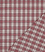 yarn dyed katoen - checks - bordeaux