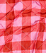 roze en lila ruiten - gematelasseerde stepper double face