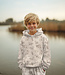 groen - zachte sweaterstof met bosdieren