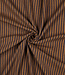 marineblauw en cognac strepen - double gauze double face