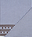 border bruin en blauw - double gauze / Tetra