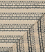 vergrijsd blauw - gebreid jacquard met strepen