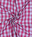yarn dyed popeline - ruiten - lila en fuchsia