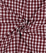 roze en kersenrood ruiten - double gauze double face
