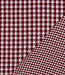 roze en kersenrood ruiten - double gauze double face