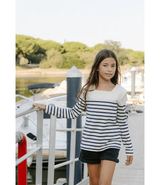 Maison Fauve LA MARINIERE Miss PIRATE 4 tot 14 jaar - naaipatroon - Engels en Franse instructies