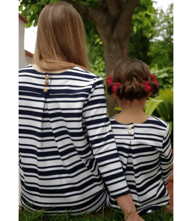 Maison Fauve LE BLOUSE Miss VIOLETTE 4 tot 14 jaar - naaipatroon - Engels en Franse instructies