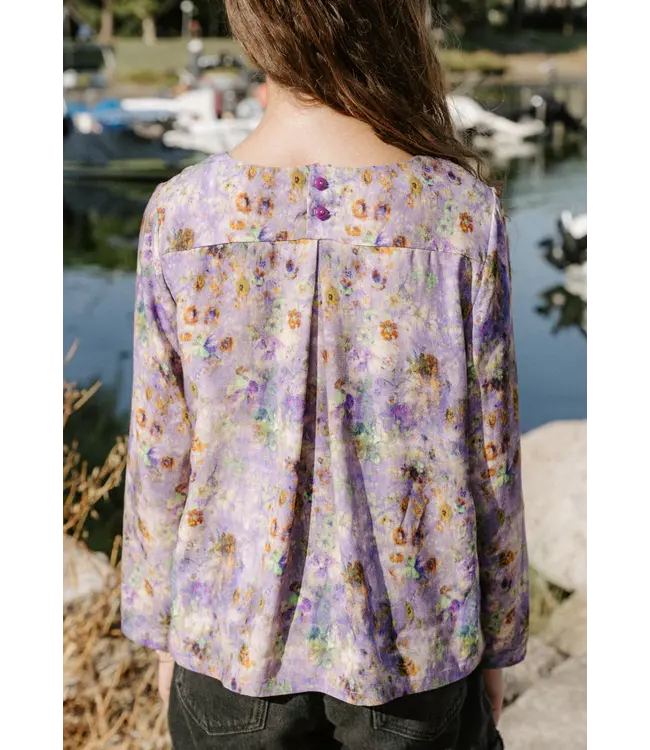 Maison Fauve LE BLOUSE Miss VIOLETTE 4 tot 14 jaar - naaipatroon - Engels en Franse instructies