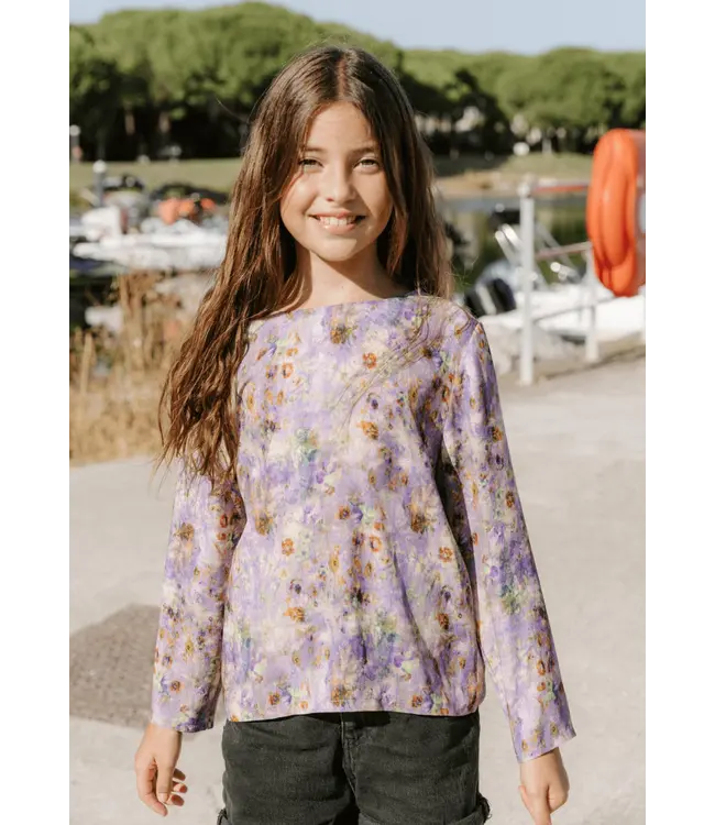 Maison Fauve LE BLOUSE Miss VIOLETTE 4 tot 14 jaar - naaipatroon - Engels en Franse instructies