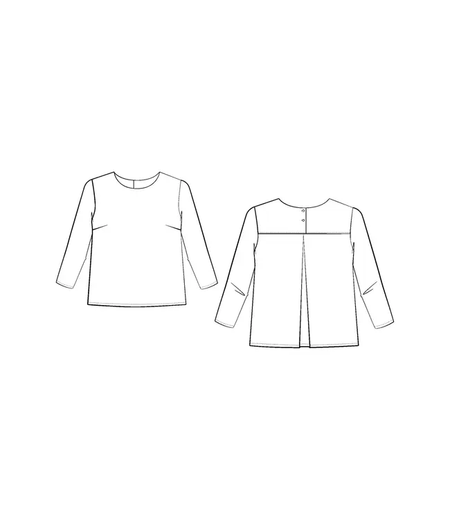 Maison Fauve LE BLOUSE Miss VIOLETTE 4 tot 14 jaar - naaipatroon - Engels en Franse instructies
