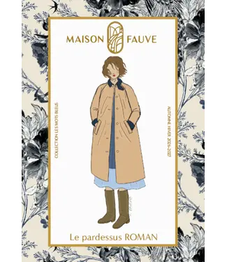 Maison Fauve LA PARDESSUS ROMAN - naaipatroon - Engels en Franse instructies