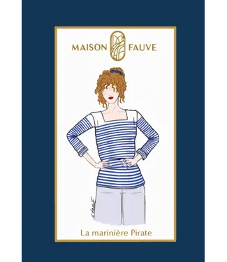 Maison Fauve LA MARINIERE PIRATE - naaipatroon - Engels en Franse instructies