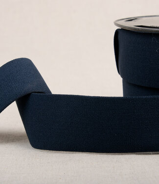 navy zachte taille elastiek 40mm