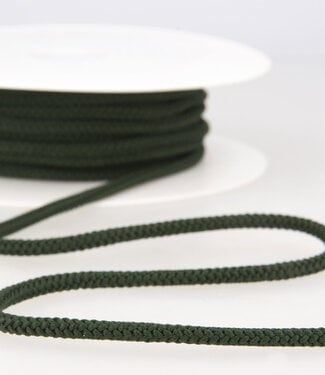 donkergroen touwtje 4,5 mm kleur 67