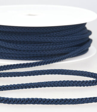 marineblauw touwtje 4,5 mm kleur 23