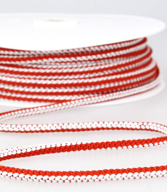 rood wit touwtje 4,5 mm 108