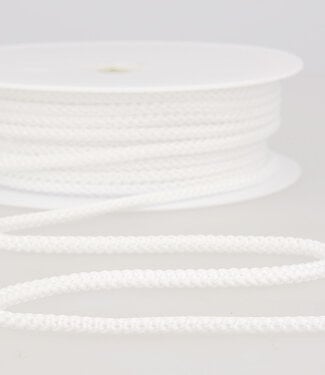 wit touwtje 4,5 mm kleur 1