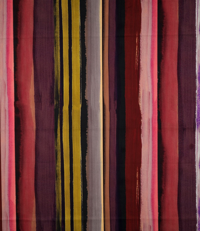 painted horizons - geweven katoen viscose blend