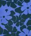 Fiori blu - viscose