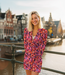 Electric Bloom - viscose twill met een beetje rek