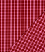 Yarn dyed dobby katoen rood en roze