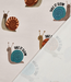 Take it slow snail ecru - zachte sweater