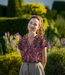 Secret rose garden - gesatineerde viscose