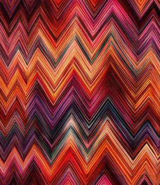 Zigzag sunset - prachtige viscose