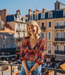 Zigzag sunset - prachtige viscose