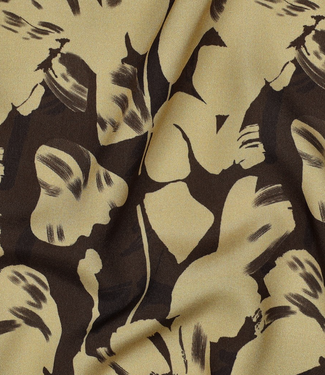 Golden flowers chocolate - lenzing ecovero viscose