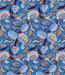 Blauw en bruin - prachtige viscose