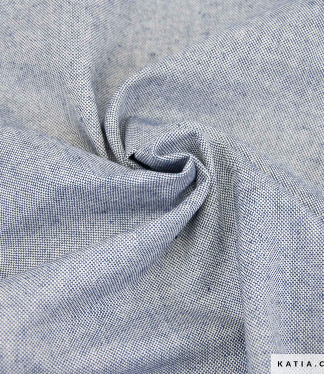 Recycled canvas - prachtige gemeleerde kleuren - marineblauw