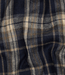 yarn dyed checks marineblauw - opgeruwd