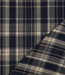 yarn dyed checks marineblauw - opgeruwd