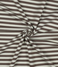 taupe / ecru gestreept - prachtige stevige french terry