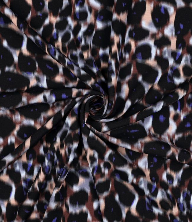 faded leopard print - prachtige viscose