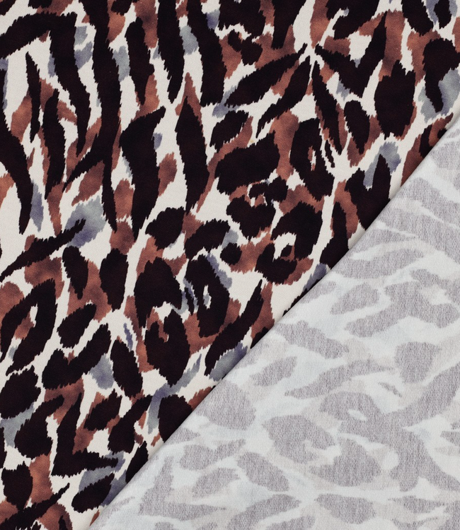 stijlvol en abstract - french terry